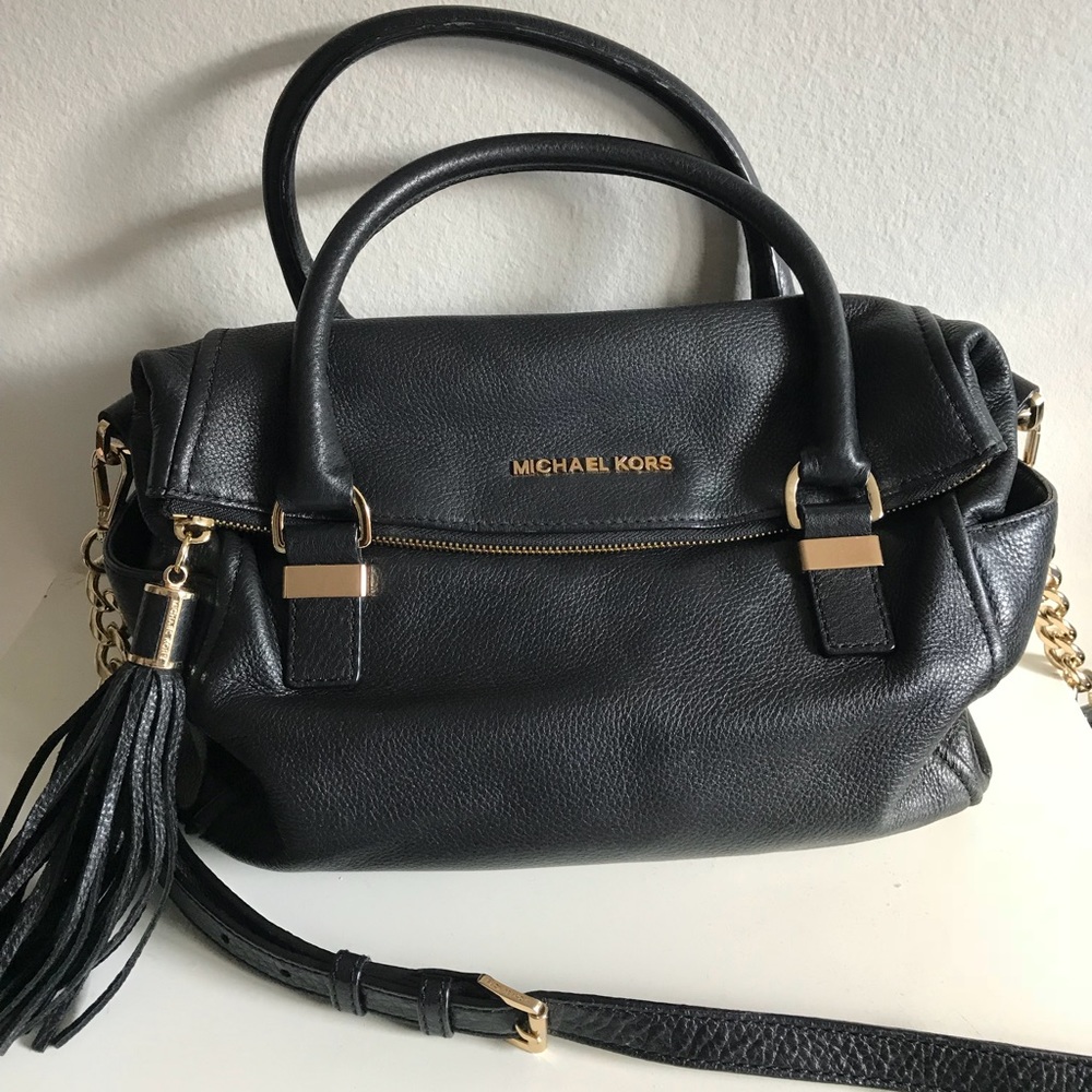 Black Michael Kors crossbody handbag